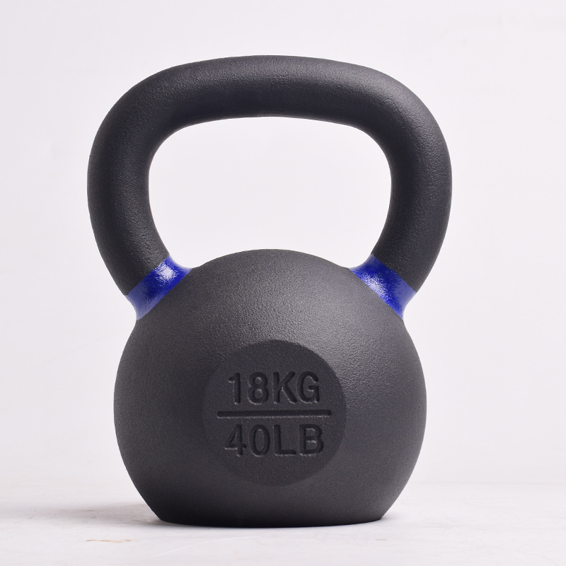 Custom Logo Gym Workout Fitness Equipment Engraved KG LB 4KG,12KG,16KG,24KG,32KG Cast iron Kettlebell