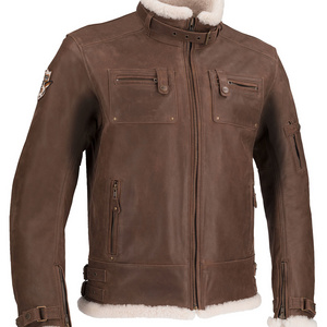 Genuine Leather Jacket Men fashion Jackets All Sizes with Customized Logo and Label men's leather jacket oem wholesale rate