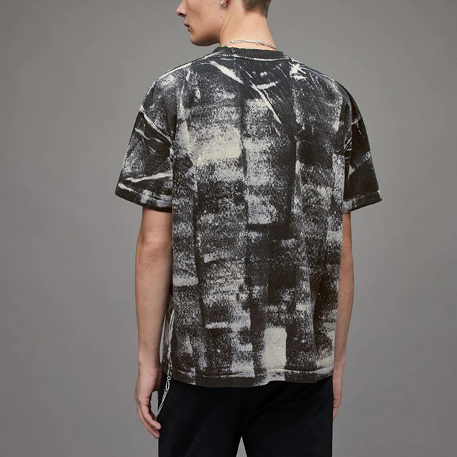 Men's t Acid Wash T Shirt Men Tie Dye T-shirts High Quality Cotton Plain T-Shirt For Men new style wear wholesale rate OEM