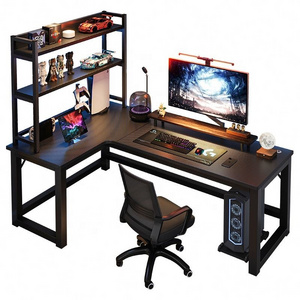 Furniture Professional Gamer Gaming Desk OEM Custom L Shape Multifuncinonal Gaming Desk Modern Esport Gaming Table