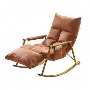 Rocking Chair Lazy Rocking Chair Sofa Lazy Single Chair Living Room Balcony Sofa Factory Wholesale