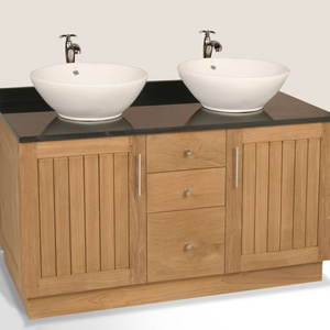 Luxury Style Bathroom Vanity With Solid Teak Wood and Sink