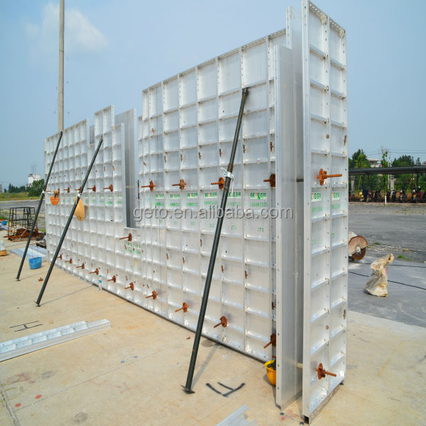 GETO Aluminium Formwork Building Form 6061-T6 Aluminum Alloy 300-400 Times 4mm