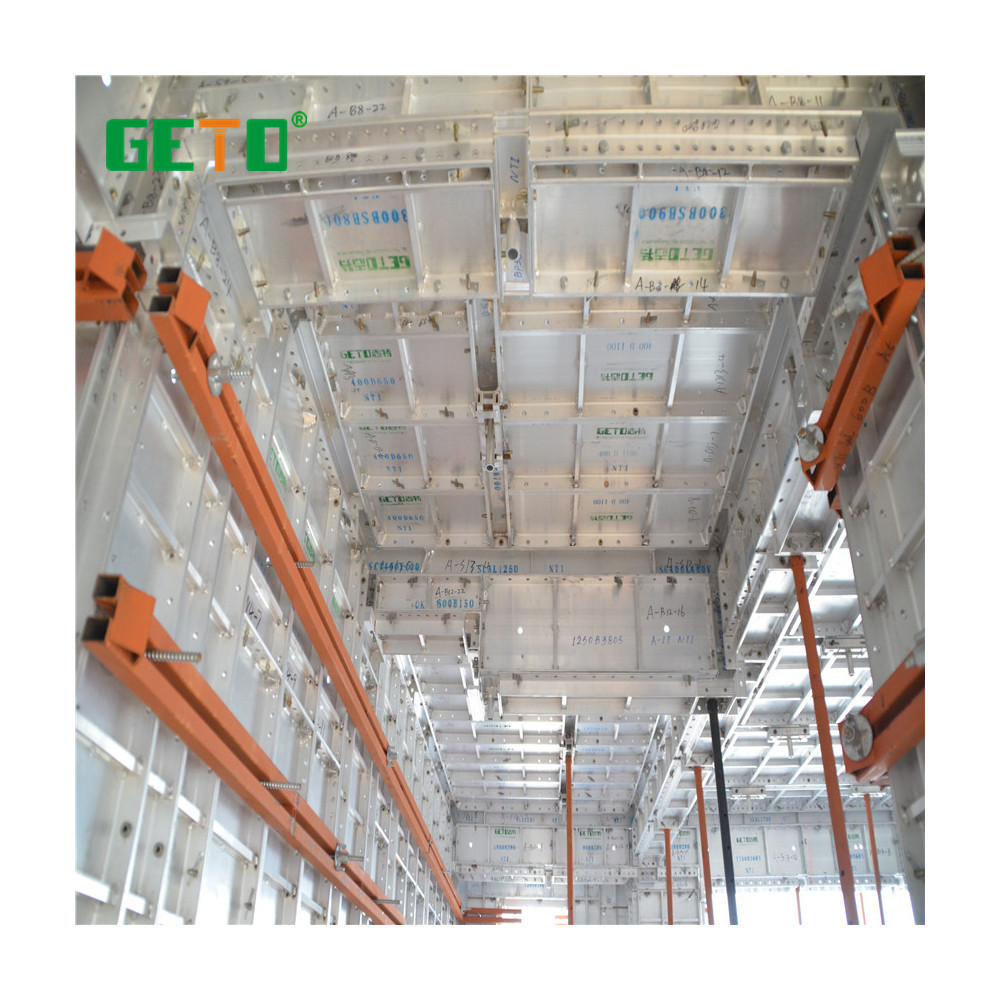 geto aluminum formwork system with great quality for high rise building concrete aluminium wall form