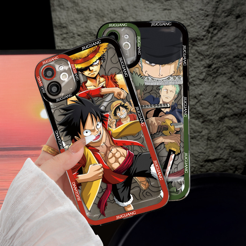 Bulk cheap price mobile phone case cute bear cartoon luffy waterproof soft tpu material phone case