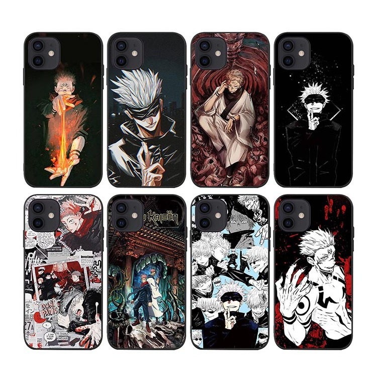 Wholesale low MOQ soft TPU phone case cartoon anime jujutsu kaisen phone accessories protective mobile phone case