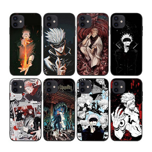 Wholesale low MOQ soft TPU phone case cartoon anime jujutsu kaisen phone accessories protective mobile phone case