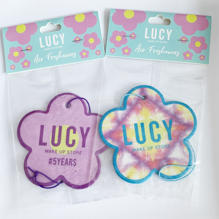 Personalised anime design paper air fresheners bulk odor hanging different smells car air freshener with package