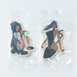 Different fragrance air freshener custom sexy girls design CMYK printing hanging paper air fresheners