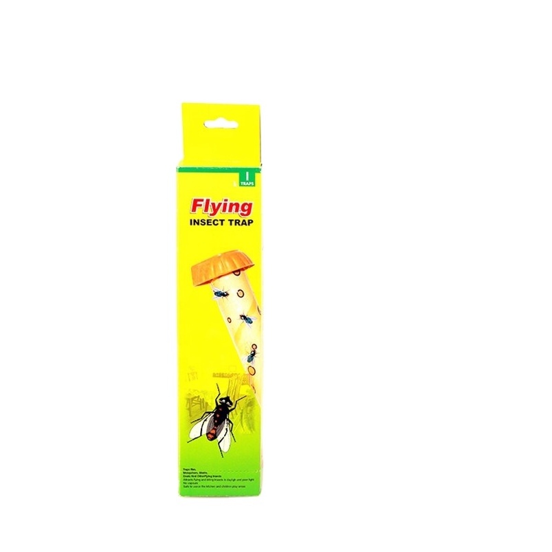 Indoor Flying Insect Control Hanging Stick Glue Trap Fly Strip Tape Paper Ribbon Gnat Glue Trap