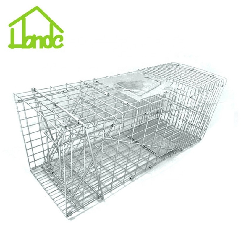 Collapsible Large Rodent Cage Trap Humane Live Animal Mouse Trap Cage For Possum Rabbit