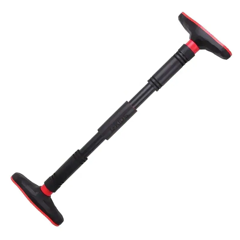 Portable multi-functional adjustable strength training door pull up bar