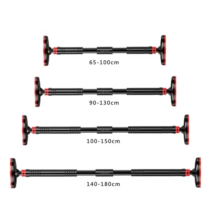 Portable multi-functional adjustable strength training door pull up bar