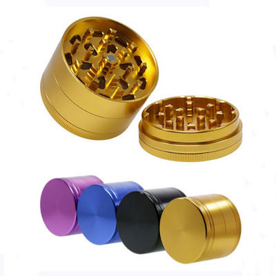 63mm Diameter Herb Grinder Aluminum Metal Tobacco Grinder Custom Logo Santa Cruz Shredder 4 Piece Grinder