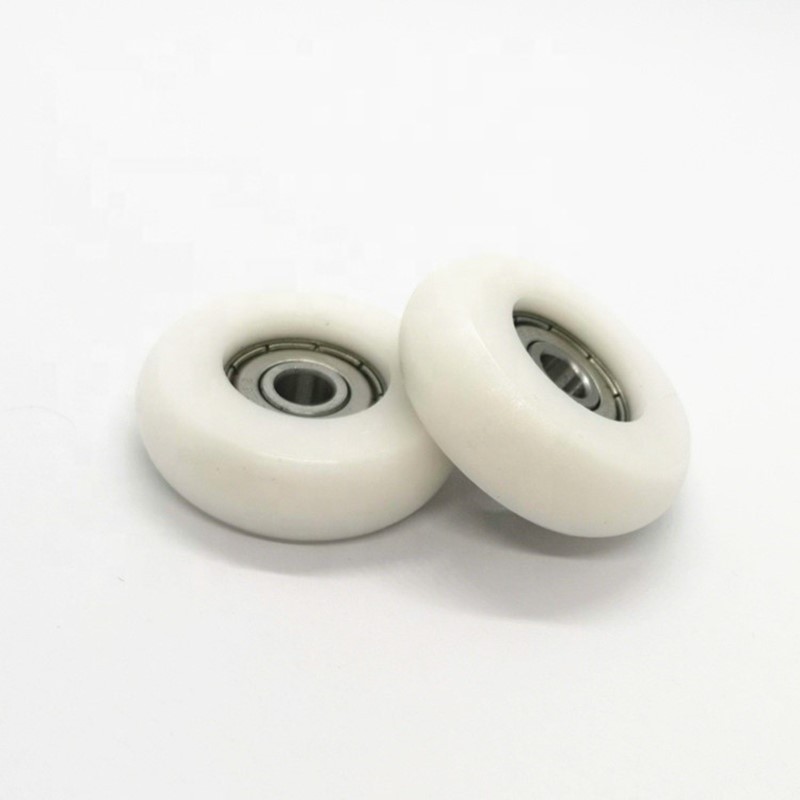 6*34*11.5mm white 34mm stainless steel bearing S626 plastic bearing rollers nylon pulley rowing machine spare parts seat wheels