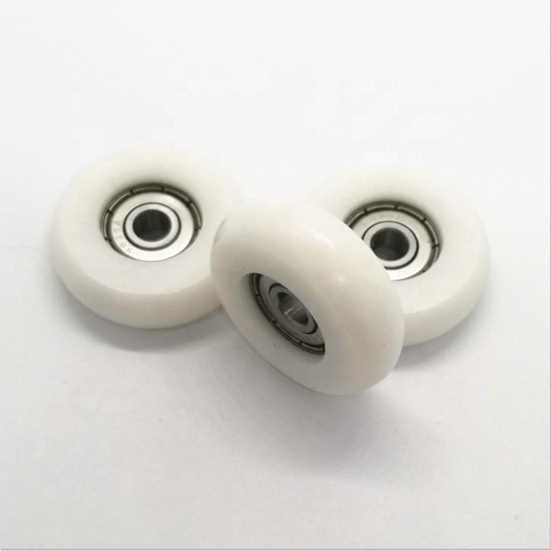 6*34*11.5mm white 34mm stainless steel bearing S626 plastic bearing rollers nylon pulley rowing machine spare parts seat wheels