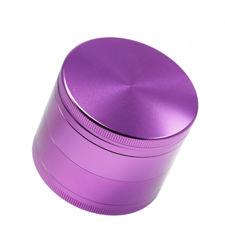 63mm Diameter Herb Grinder Aluminum Metal Tobacco Grinder Custom Logo Santa Cruz Shredder 4 Piece Grinder