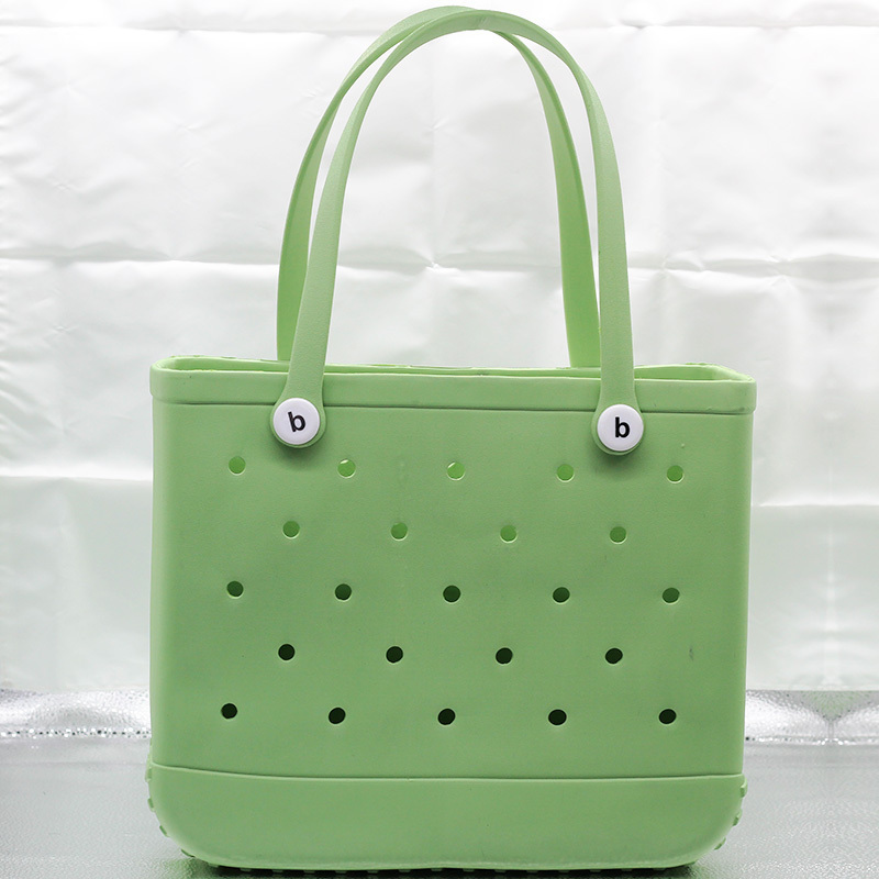 2023 New Women Beach Bag EVA Handbag Basket Large Tote Eva Handbags Silicone Totes Beach Bogges Bag