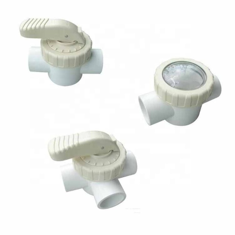 PVC Swimming Pool Plastic Valve 3 way Check Valve