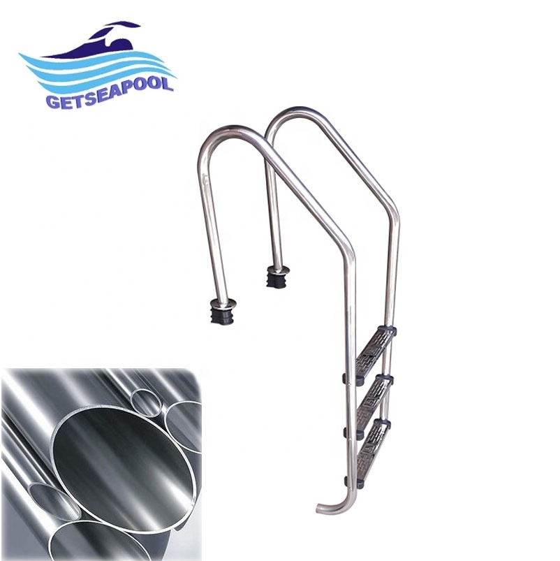 Swimming Pool 3 Steps Above Ground Stainless Steel Ladder