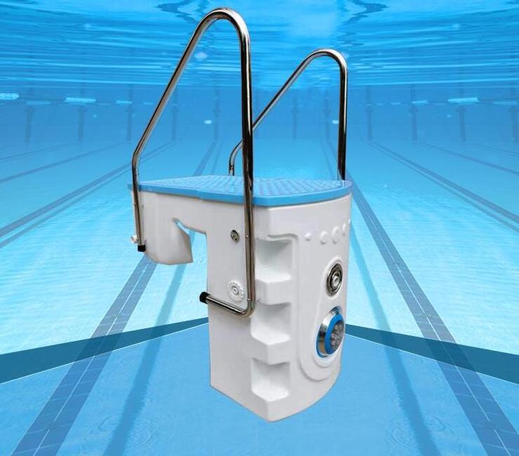 Pool pipeless filter, integrated swimming pool filtration system, swimming pool equipment