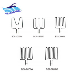 SCA Heater 1KW 2KW 3KW 220v/2100w Sauna Electric Tubular Industrial Heating Element For Sauna Stove