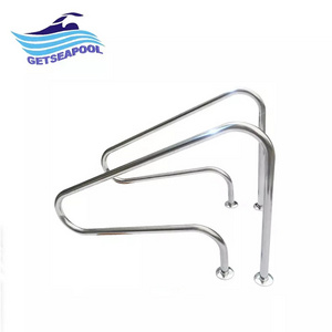 Removable Swimming Pool Handrails Stainless Steel 304 And 316 Above Ground Pool Hand Rail