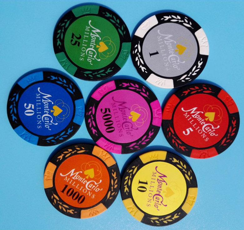 custom 43mm rfid nfc casino poker chip with complete rfid system