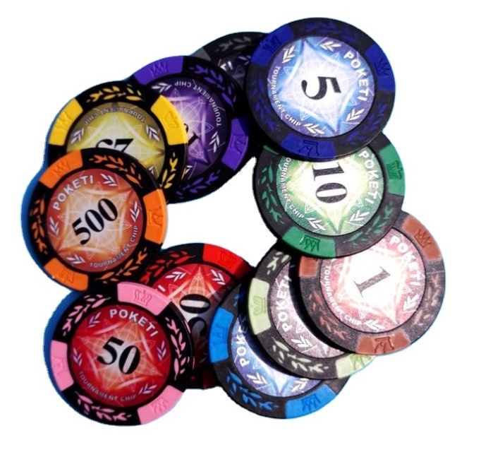 custom 43mm rfid nfc casino poker chip with complete rfid system