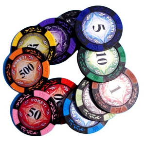 custom 43mm rfid nfc casino poker chip with complete rfid system