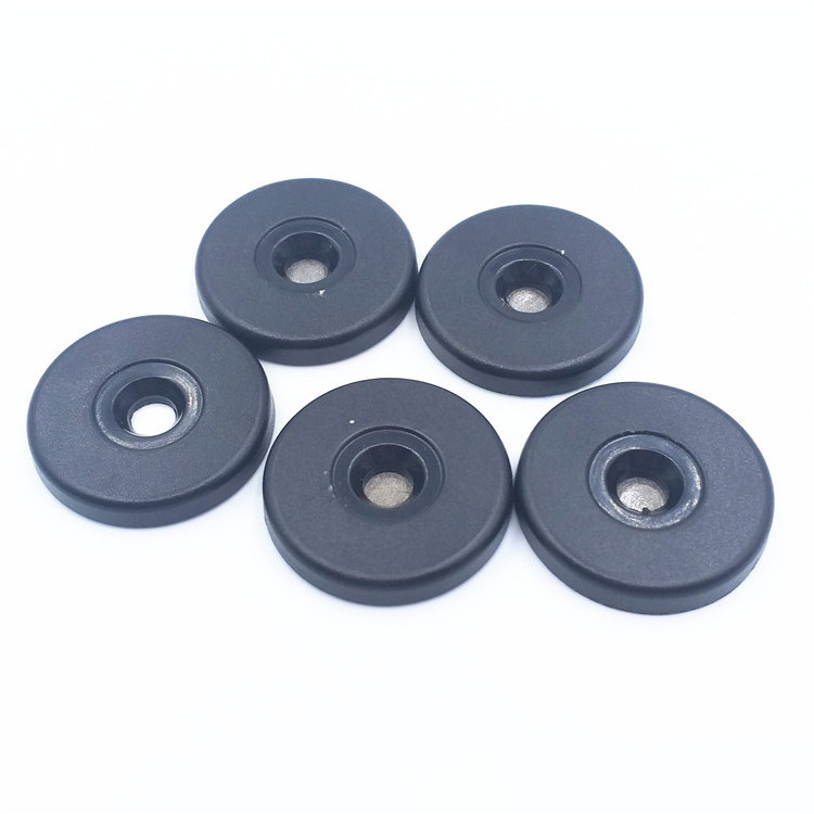 Waterproof UV resistant RFID Anti metal NFC token disc tag with 5mm hole