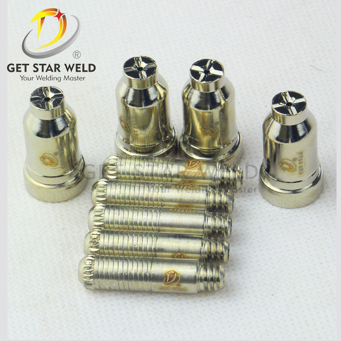 Get Star Weld SG51 plasma torch cutter cutting nozzle and electrode