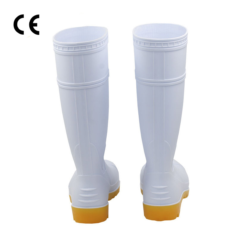 2023 hot selling CE approved industrial work boots safety footwear  men PVC rain boots