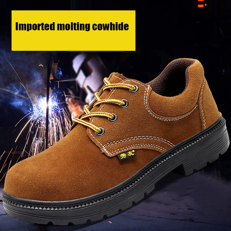 Puncture Prevention Steel Toe Loggers Boots Men's Safety Shoes Safety Boot Non- slip Puncture-Proof Security Shoes For Work