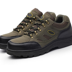 Functional non-slip stylish Leather Waterproof safety shoes for industrial work men cheap price