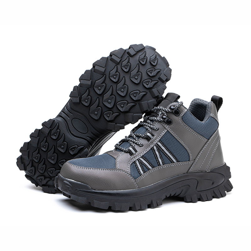 Hiking Anti Slip Anti-smashing S3 ESD guyisa miller firefighter safety shoes automatic production line for men women combat boot