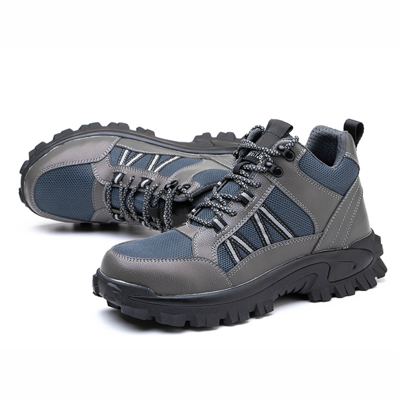 Hiking Anti Slip Anti-smashing S3 ESD guyisa miller firefighter safety shoes automatic production line for men women combat boot