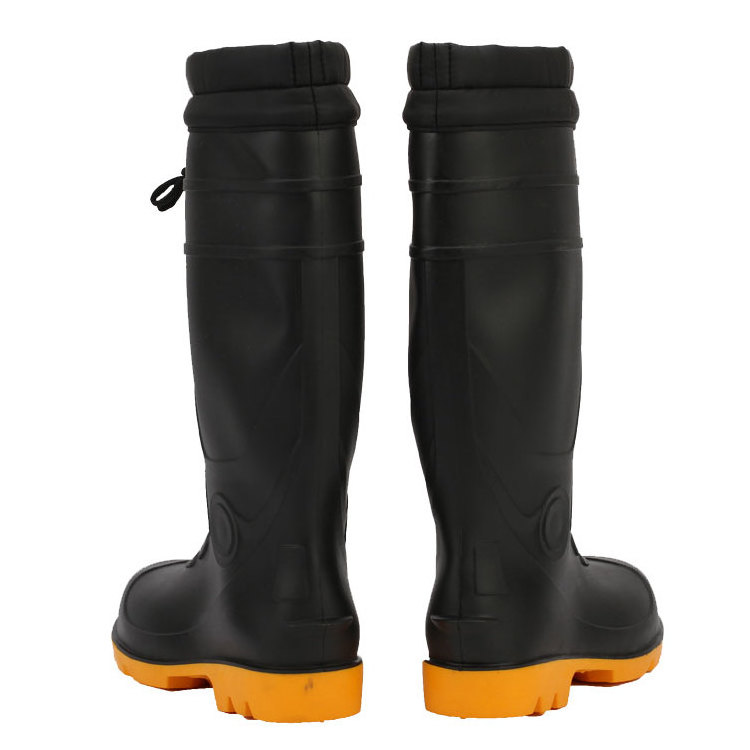 CE approved industrial work boots safety footwear men shoes PVC rain boots gum boots waterproof factory