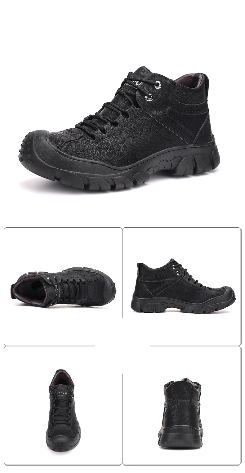 Safety man's foot wear breath upper safety shoes light weight safety shoes with steel toe suede work shoes