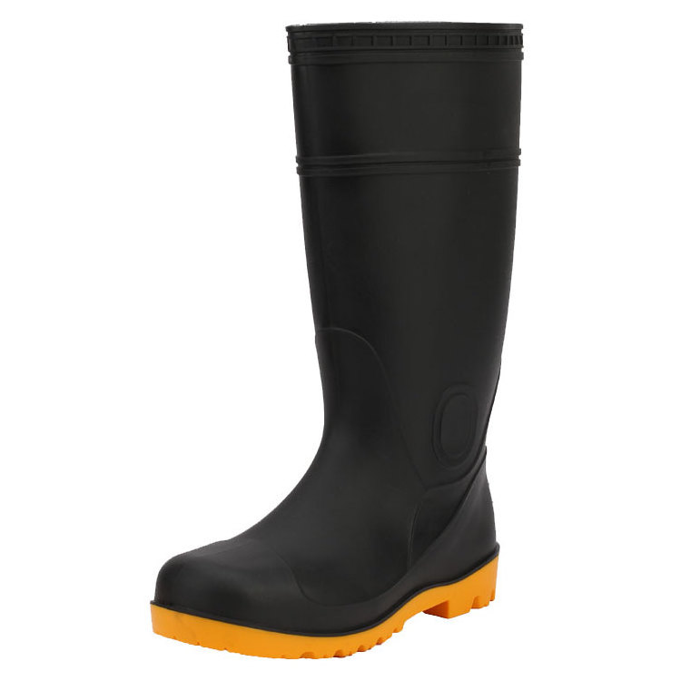 unisex rain boots safety waterproof pvc gumboots snow rubber shoes for winter days