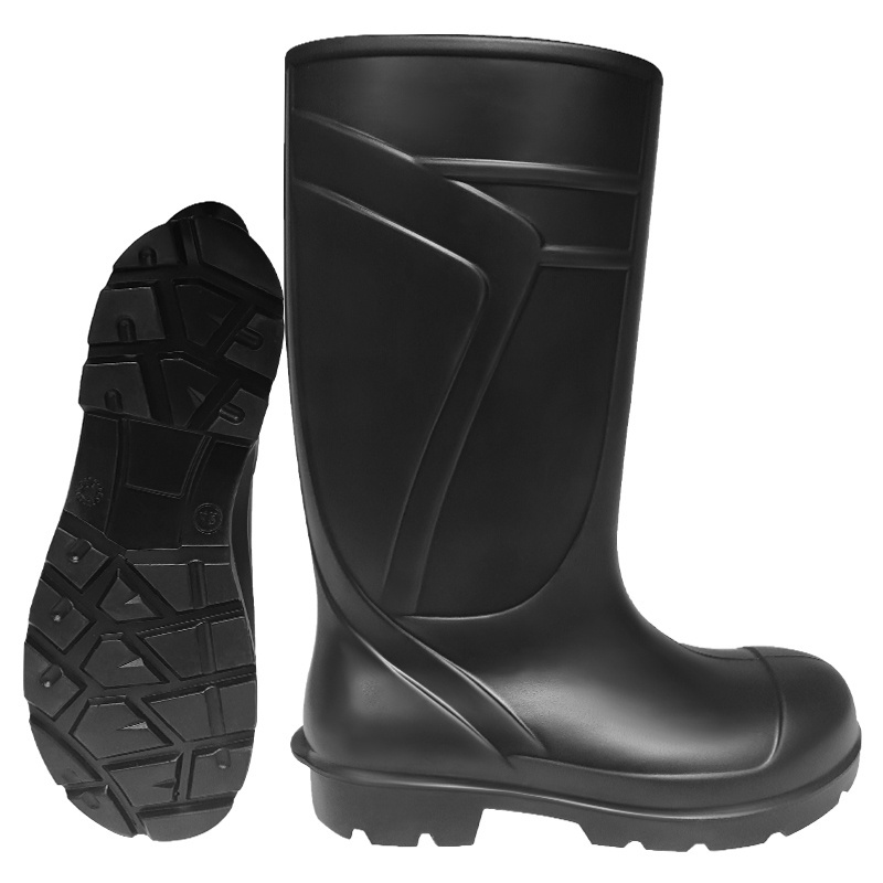 New style steel toe waterproof rain boots custom high quality eva rain boots anti-slip men work rain boots for worker