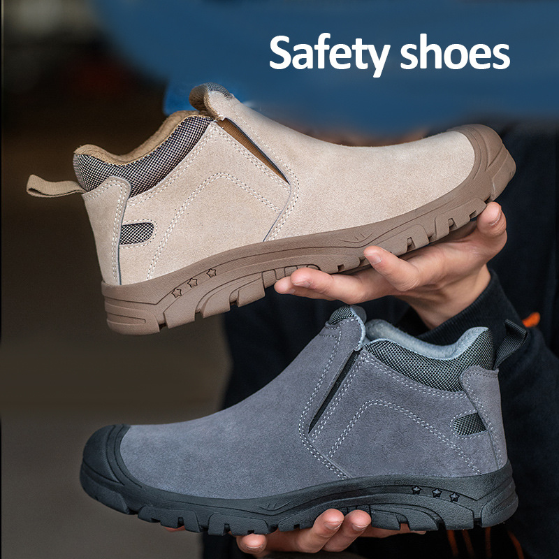 China high quality cheap price safety shoes manufacturers wholesale male work boots safety shoes for men