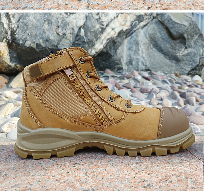 2023 new design custom anti puncture steel man safety boots protective work boots for work men