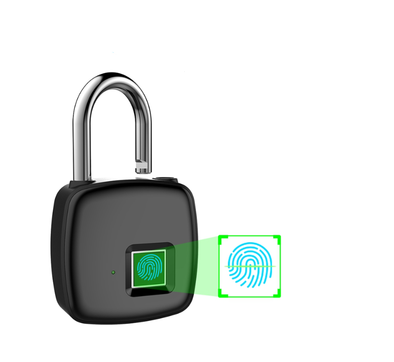 2022 China padlock manufacture Top fingerprint lock Cute Smart security biometric padlock