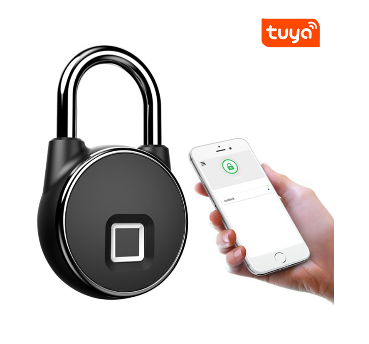 Tuya Smart intelligent lock Fingerprint keyless door Pad lock Security portable door locks