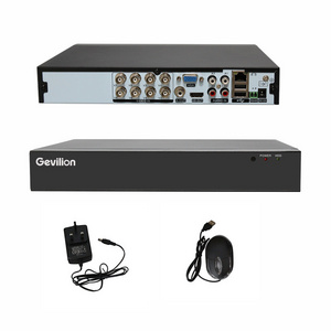 Hot sell Gevilion 4CH 4K 5MP TVI CVI AHD IP CVBS DVR HD Hybrid CCTV 5 in 1 XVR Dahuai