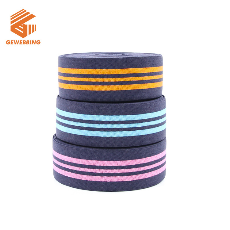 The Best Custom Webbing Elastic Belt Sofa Polyester Elastic Webbing For Furniture Accessories Bag Strap