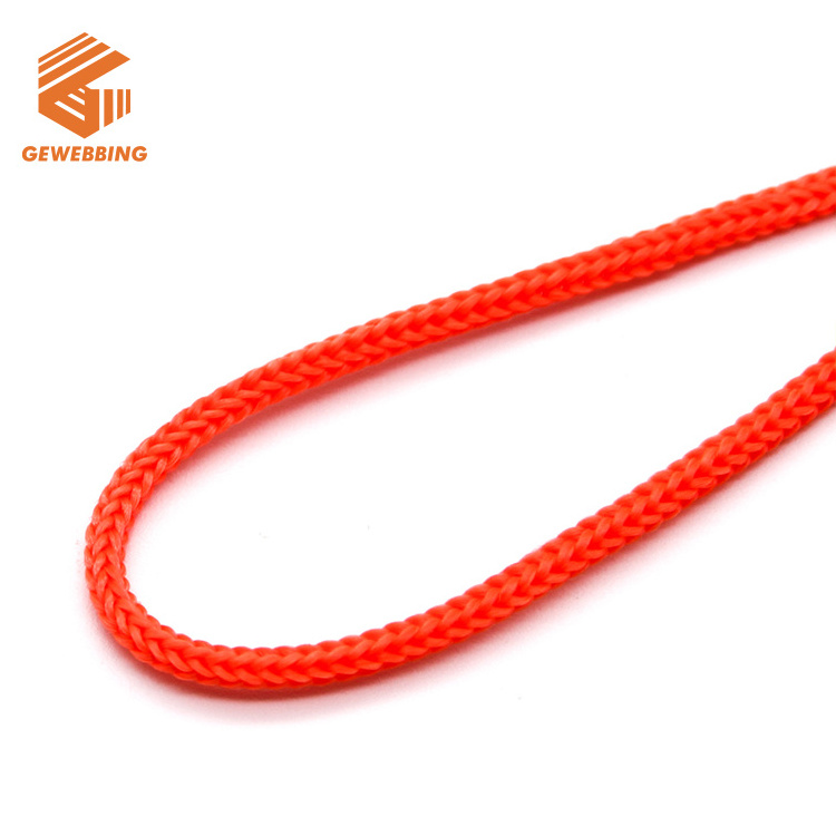 Best Selling Quality Custom Pp Hollow Braided Rope Polypropylene cord Braided pp rope 3mm Drawstring Rope For Bracelet