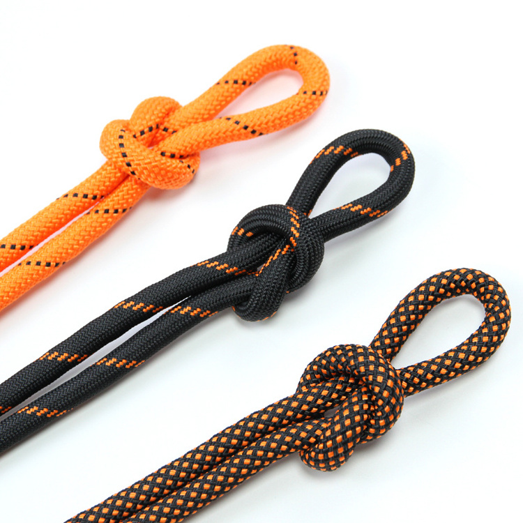 Factory Wholesale Custom Polyester 9mm Climbing Static Rope Braided Polyester Rope Bag Handle Rope