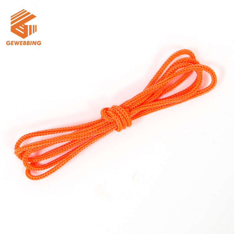 Best Selling Quality Custom Pp Hollow Braided Rope Polypropylene cord Braided pp rope 3mm Drawstring Rope For Bracelet